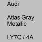 Preview: Audi, Atlas Gray Metallic, LY7Q / 4A.